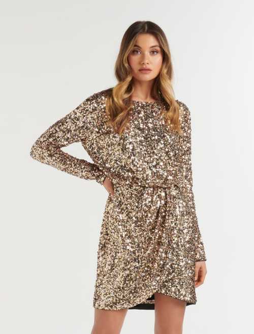 Gorgeous Sequin Stylish Elegant Unique Party perfect Gala worthy High quality Woman's Mini Dress