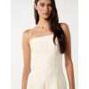 Sample Fashion Bandeau Neckline Sleeveless High Waist Solid Color Casual Dress