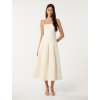 Sample Fashion Bandeau Neckline Sleeveless High Waist Solid Color Casual Dress