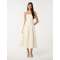 Sample Fashion Bandeau Neckline Sleeveless High Waist Solid Color Casual Dress