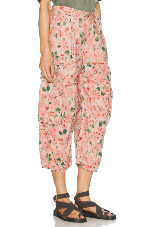 Print Floral New Design Exquisite High quality Hot sale Midi length trousers Woman's Pants