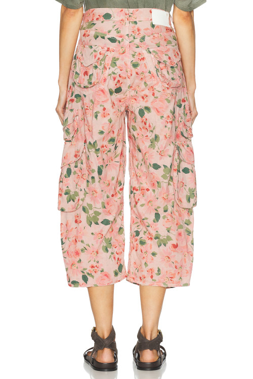 Print Floral New Design Exquisite High quality Hot sale Midi length trousers Woman's Pants