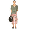 Print Floral New Design Exquisite High quality Hot sale Midi length trousers Woman's Pants