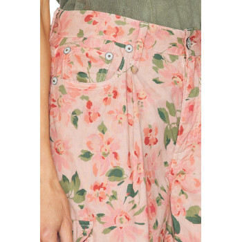 Print Floral New Design Exquisite High quality Hot sale Midi length trousers Woman's Pants