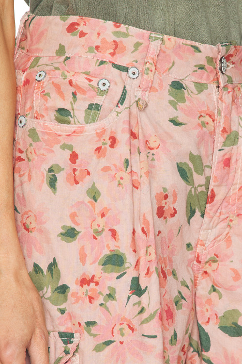 Print Floral New Design Exquisite High quality Hot sale Midi length trousers Woman's Pants