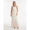 Sexy Elegant Bandeau Neckline Backless Ruffle Tight Waist Slip Party Dress