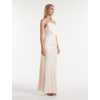 Sexy Elegant Bandeau Neckline Backless Ruffle Tight Waist Slip Party Dress