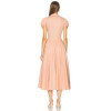 High quality Hot sale Light V neck Exquisite Casual Elegant Freedom Woman's Midi Dress