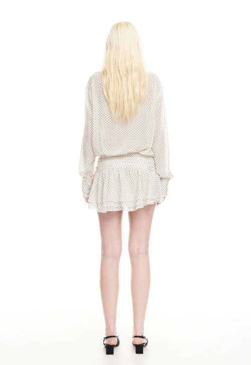 New Style High quality Fluid Textured Hot sale Customized Elegant Casual Woman's Blouses