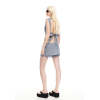 High quality Sleeveless Backless Round neckline Back Bow Tie trims Casual Woman's Blouses