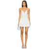 Hot Sale Fashionable Light  Weight Poplin Floral Open Back Spaghetti Strap Mini Dress