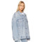 Fashionable Classic Versatile Stylish Item Oversized Light Blue Denim Jacket