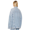 Fashionable Classic Versatile Stylish Item Oversized Light Blue Denim Jacket