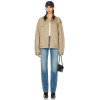 2025 Hot Sale Fashionable Customized Khaki Utility Style Twill Fabric Corduroy Collar Jacket