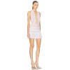 2025 Customized High quality Halter neckline Backless Sleeveless Exquisite Woman's Mini Dress