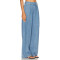 New fashion Fashionable Customized Simple Elegant High Waisted Wide Leg Trousers Woman's Pants