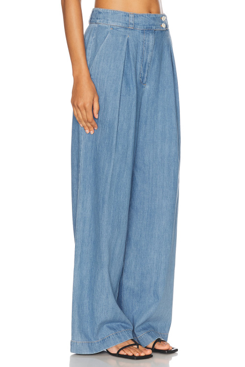 New fashion Fashionable Customized Simple Elegant High Waisted Wide Leg Trousers Woman's Pants