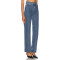 Ladies Classical Stylish High quality Slim Exquisite Elegant Straight leg Denim Pants