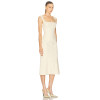 Elegant Fashion Square-Neckline Sleeveless Backless Solid Color Formal Dress
