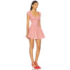 Textured Romantic Chic Vintage-inspired Sweetheart neckline Structured Fitting Woman's Mini Dress