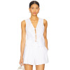 Fashionable High quality Sleeveless V neck Cut out Sexy Stylish Woman's Mini Dress