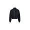 Handsome Fashion Long Sleeve Elasticated Cuffs And Hem Zip Front Coat