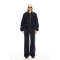 Handsome Fashion Long Sleeve Elasticated Cuffs And Hem Zip Front Coat