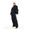 Handsome Fashion Long Sleeve Elasticated Cuffs And Hem Zip Front Coat