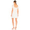 Sweet White Square Necked Puff Sleeves Bow Knot Mini Length Dress
