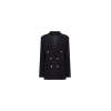 Fashion Handsome Long Sleeve Double Breasted Gold Button Detailing Formal Blazer