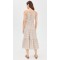 Sample V-Neckline Sleeveless Self-Belt At Waist Plaid Pattern On-Seam Side Pockets Tiered Dress