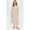Sample V-Neckline Sleeveless Self-Belt At Waist Plaid Pattern On-Seam Side Pockets Tiered Dress