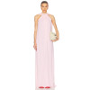High quality Halter neckline Hot sale Sleeveless Sexy Fashionable Woman's Long Dress