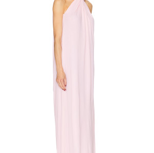 High quality Halter neckline Hot sale Sleeveless Sexy Fashionable Woman's Long Dress