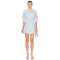 New trends Lightweight High waisted Stand up collar Elegant Cut out Woman's Bubble Dress