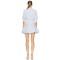 New trends Lightweight High waisted Stand up collar Elegant Cut out Woman's Bubble Dress