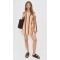 Daily Sample V-Neckline Long Sleeve Pullover Design Striped Print Casual Tops