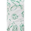 Vacation Style Camisole Square Neckline Backless Food Print Embroidered Trim Casual Dress