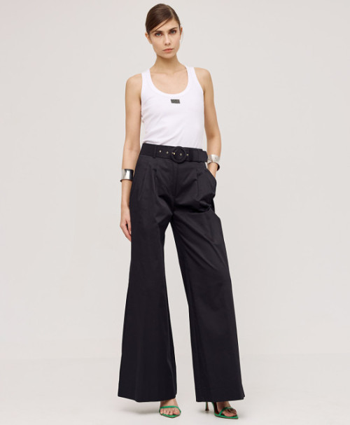 High quality Exquisite Fashionable Freedom Casual Wide leg trousers Woman's Pants