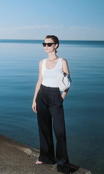 High quality Exquisite Fashionable Freedom Casual Wide leg trousers Woman's Pants