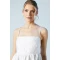 Elegant Camisole Square Neckline Solid Color Floral Embroidered Backless Formal Dress