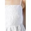 Elegant Camisole Square Neckline Solid Color Floral Embroidered Backless Formal Dress