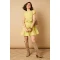 Sample Daily Round Neckline Short Sleeve Cut Out  Solid Color Embroidered Tiered Dress