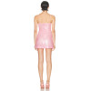 High quality Sequins Hot sale Backless Sleveless Sexy Elegant Woman's Mini Dress