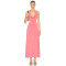 Customized Deep V neck High quality Elegant Exquisite Fashionable Hot Sale Woman's Long Dress