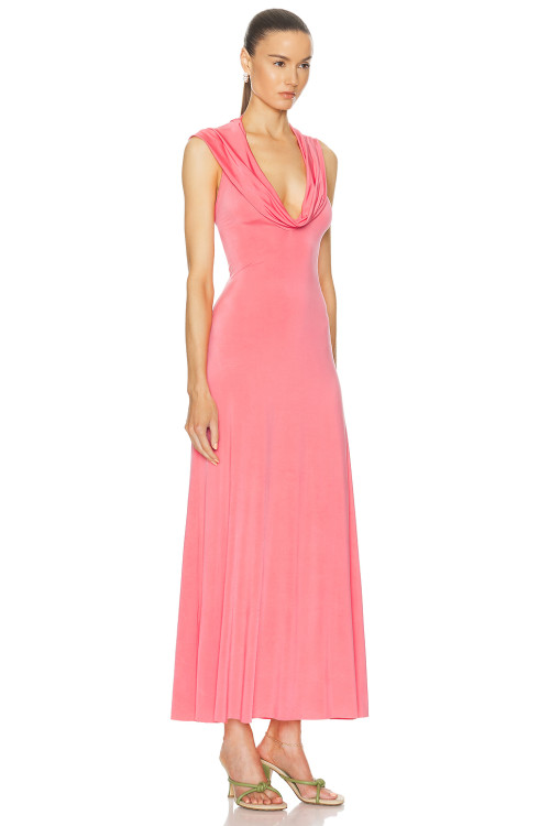 Customized Deep V neck High quality Elegant Exquisite Fashionable Hot Sale Woman's Long Dress