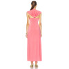 Customized Deep V neck High quality Elegant Exquisite Fashionable Hot Sale Woman's Long Dress