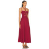 New fashion Fashionable High quality Backless Sleeveless Halter neckline Woman's Long Dress