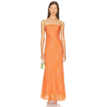 Hot sale High quality Freedom Backless Sleeveless Polka Dot Woman's Off shoulder Dress