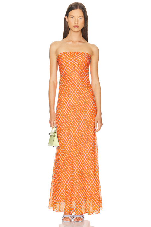 Hot sale High quality Freedom Backless Sleeveless Polka Dot Woman's Off shoulder Dress